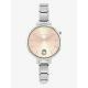 Nomination Paris ezüst színű rószaszín számlapos női óra cirkóniával 076033-027