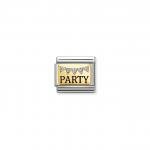 Nomination Party arany charm 030289-09