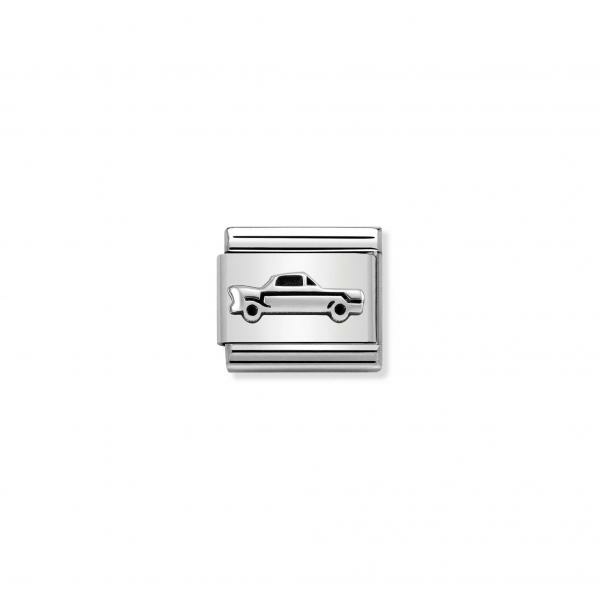 Nomination Régi autó ezüst színű charm 330101-33