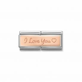 Nomination Rozé I love you dupla charm 430710-04