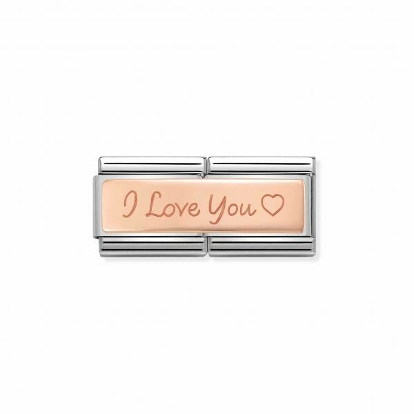 Nomination Rozé I love you dupla charm 430710-04