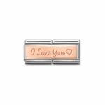 Nomination Rozé I love you dupla charm 430710-04