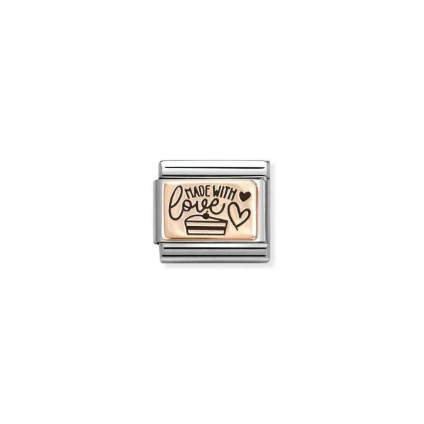 Nomination Rozé Made with Love cake charm 430111-24