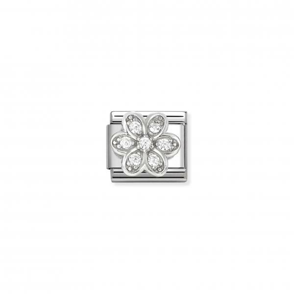 Nomination Százszorszép ezüst charm 330322-06