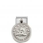 Nomination Védőangyal ezüst színű függő charm 331804-21