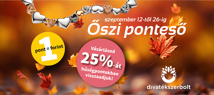 Őszi ponteső - Szerezz több hűségpontot és használd fel okosan!
