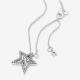 Pandora ékszer  Aszimmetrikus csillag ezüst nyaklánc 390020C01-45