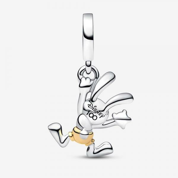 Pandora ékszer  Disney 100 évfordulós Oswald függő ezüst charm 792519C01