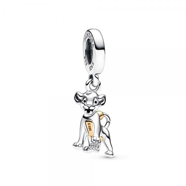 Pandora ékszer  Disney 100 évfordulós Szimba függő ezüst charm 792749C01