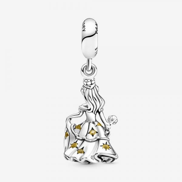 Pandora ékszer  Disney Szépség és a szörnyeteg Belle függő ezüst charm 790014C01