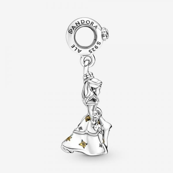 Pandora ékszer  Disney Szépség és a szörnyeteg Belle függő ezüst charm 790014C01