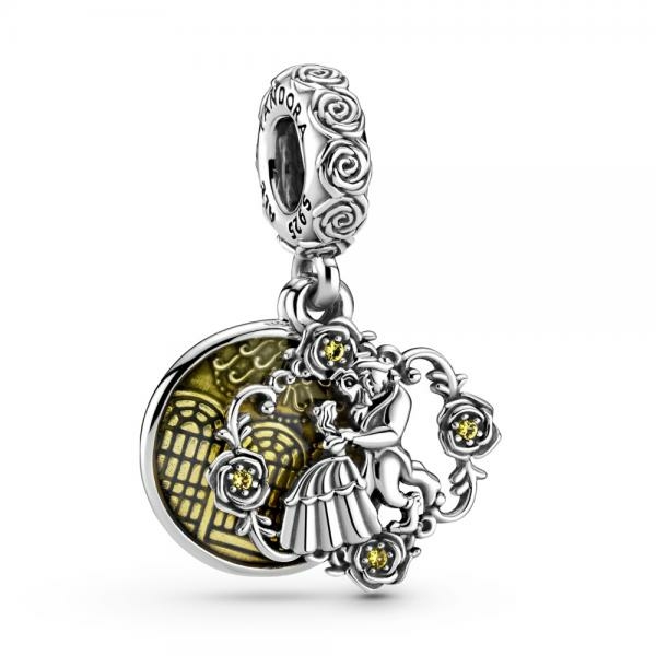 Pandora ékszer  Disney Szépség és a szörnyeteg táncoló függő charm 799014C01