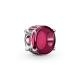 Pandora ékszer  Fukszia ovális cabochon ezüst charm 799309C01