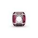 Pandora ékszer  Fukszia ovális cabochon ezüst charm 799309C01