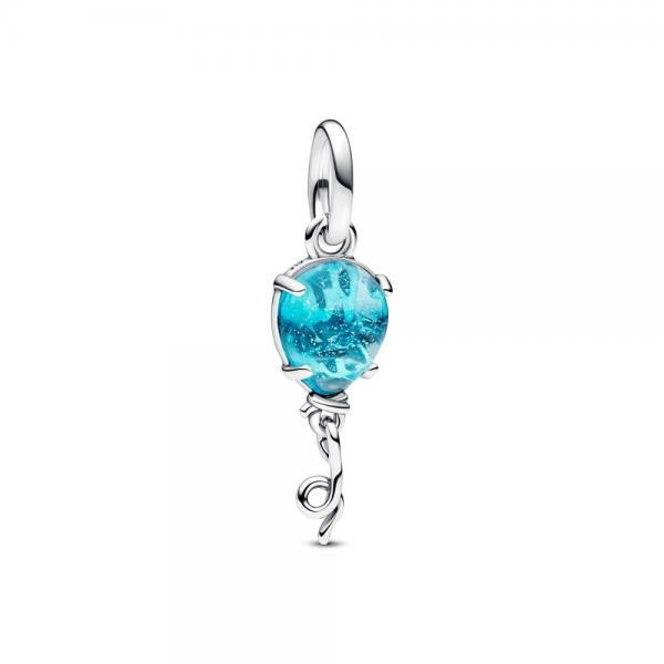 Pandora ékszer  Kék muránói üveg hőlégballon Unicef charm 792792C01