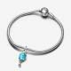 Pandora ékszer  Kék muránói üveg hőlégballon Unicef charm 792792C01