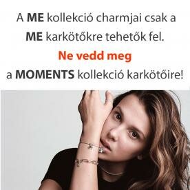 Pandora ékszer  ME styling pávé rozé dupla láncszem 789660C01