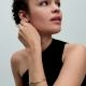 Pandora ékszer  Organikus formájú ezüst karperec 