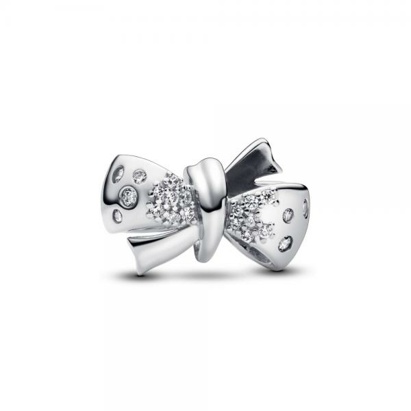Pandora ékszer  Szikrázó ezüst masni charm 793442C01