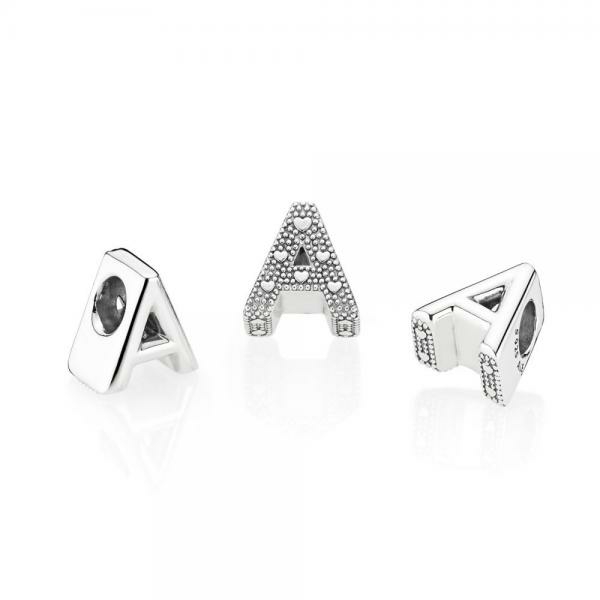 Pandora ékszer A betű charm 797455