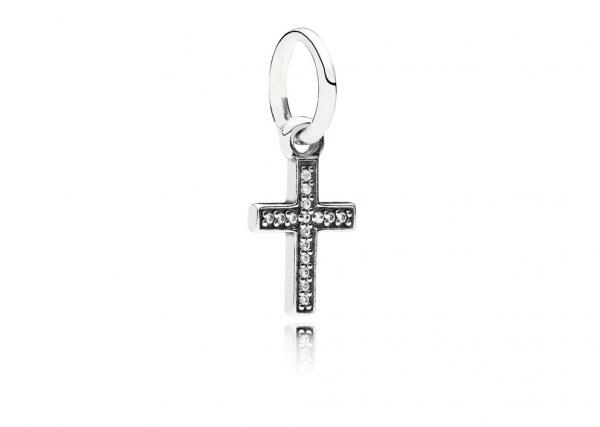 Pandora ékszer A hit jelképe függő ezüst charm cirkóniával 791310CZ
