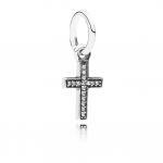 Pandora ékszer A hit jelképe függő ezüst charm cirkóniával 791310CZ