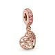 Pandora ékszer A szerelem fája rozé charm 786592CZSMX
