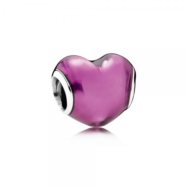 Pandora ékszer A szívemben ezüst charm 791814EN62