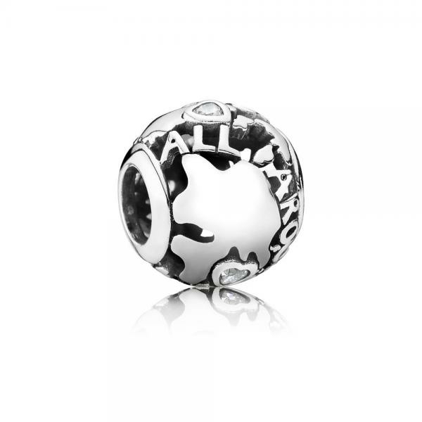 Pandora ékszer A világ körül ezüst charm cirkóniával 791718CZ