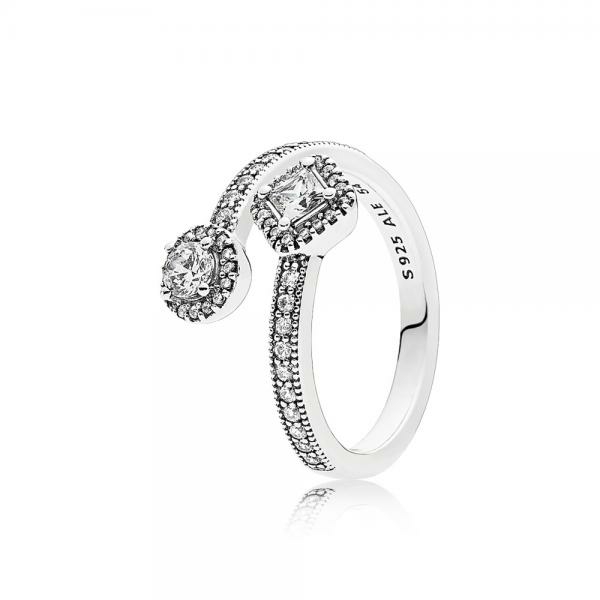 Pandora ékszer Absztrakt elegancia ezüst gyűrű 