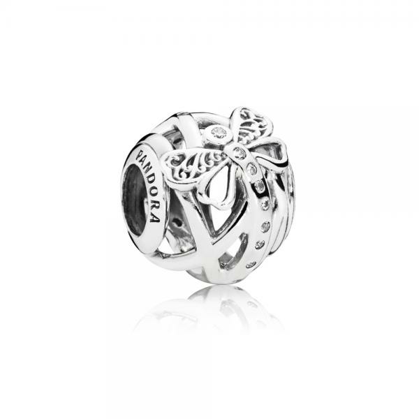 Pandora ékszer Álmodozó szitakötő ezüst charm 797025CZ