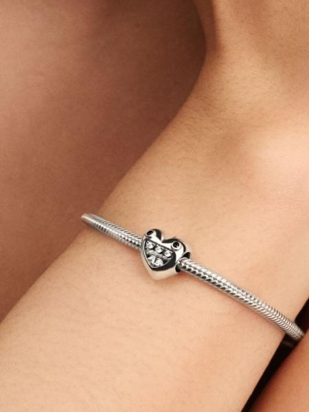 Pandora ékszer Anya kis szörnyecskéi szív ezüst charm 793768C01