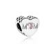 Pandora ékszer Anyai szív ezüst charm cirkóniával 791881PCZ