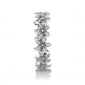 Pandora ékszer Apró virágos ezüst gyűrű cirkóniával 