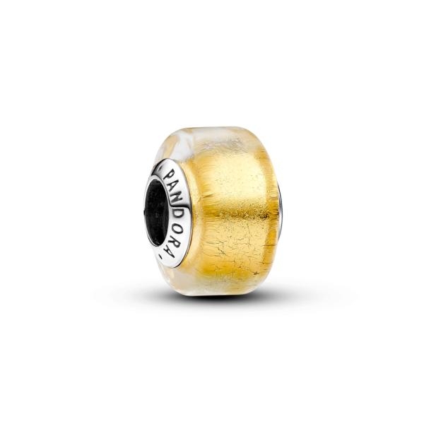 Pandora ékszer Arany mini muránói üveg charm 793353C00