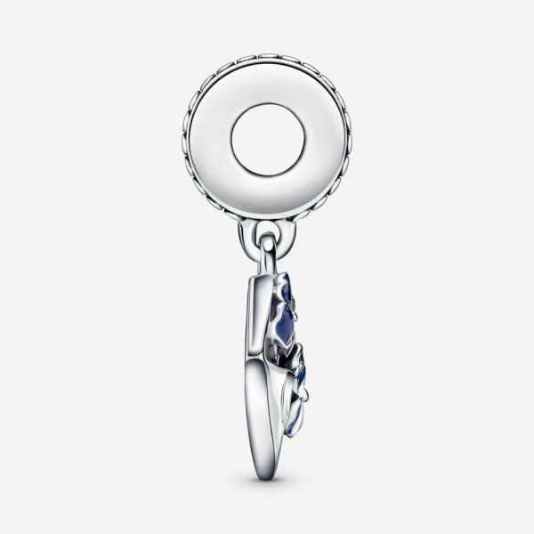 Pandora ékszer Árvácskák borítékban függő ezüst charm 790787C01