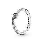 Pandora ékszer Átfedés ezüst gyűrű 