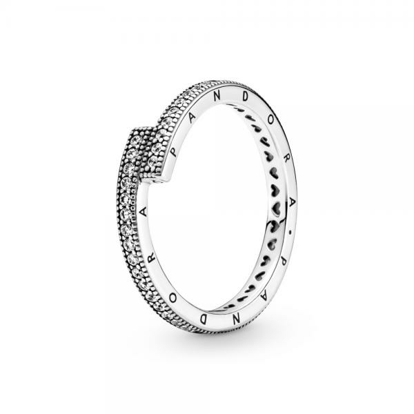 Pandora ékszer Átfedés ezüst gyűrű 