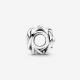 Pandora ékszer Áttetsző örökkévalóság körök ezüst charm 790064C01
