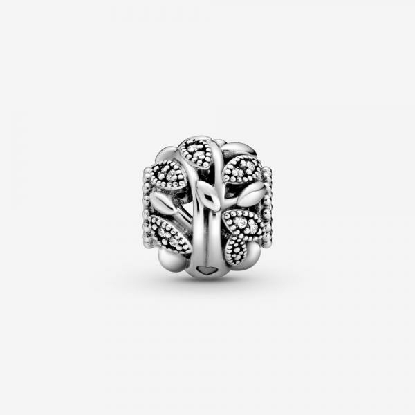 Pandora ékszer Áttört családfa ezüst charm cirkóniával 798879C01