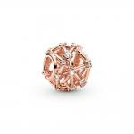 Pandora ékszer Áttört csillagképek rozé charm 789240C01