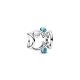 Pandora ékszer Áttört hal ezüst charm 793819C01