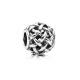 Pandora ékszer Áttört mintás kosárfonás ezüst charm 790973