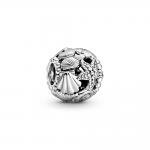 Pandora ékszer Áttört tengeri csillag kagyló szív ezüst charm 798950C00