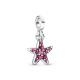 Pandora ékszer Az én rózsaszín tengeri csillagom Me függő charm 799011C01