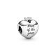 Pandora ékszer Az év anyukája szív ezüst charm 798823C00