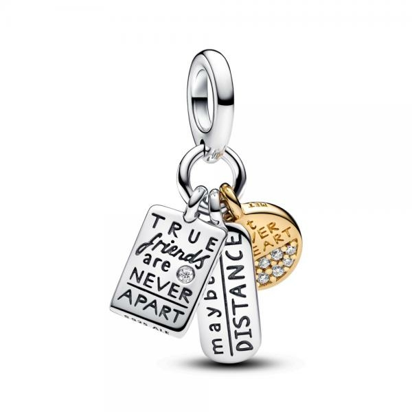 Pandora ékszer Barátság tripla függő charm 763436C01