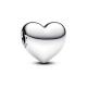 Pandora ékszer Be love gravírozható nagy szív ezüst charm 793440C00