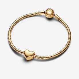 Pandora ékszer Be love gravírozható shine szív charm 763439C00