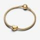 Pandora ékszer Be love gravírozható shine szív charm 763439C00
